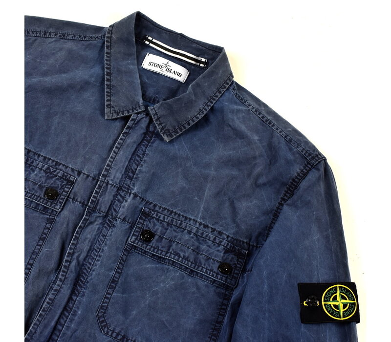 Stone Island navy tinto old cotton overshirt jacket XL