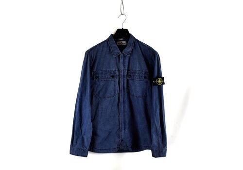 Stone Island Stone Island navy tinto old cotton overshirt jacket XL