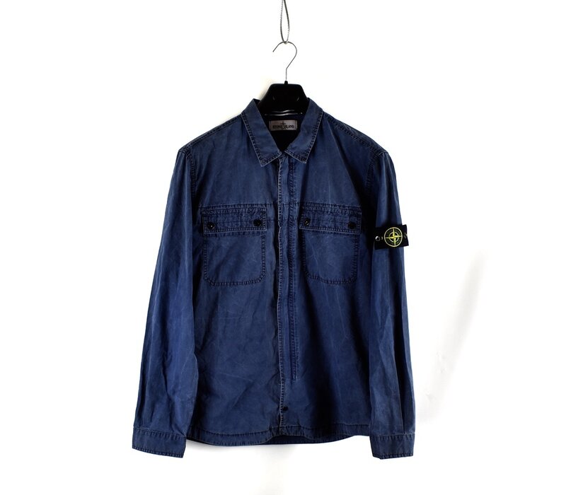Stone Island navy tinto old cotton overshirt jacket XL