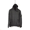 Stone Island Stone Island grey hooded full zip wool knit XL