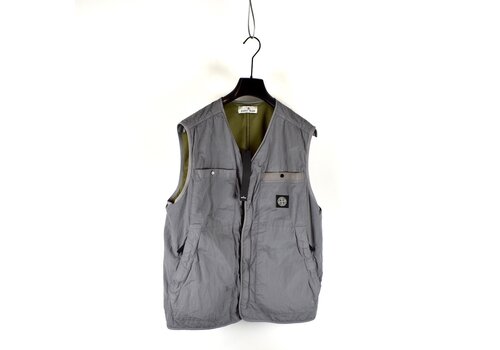 Stone Island Stone Island grey pa/pl seersucker-tc gilet L