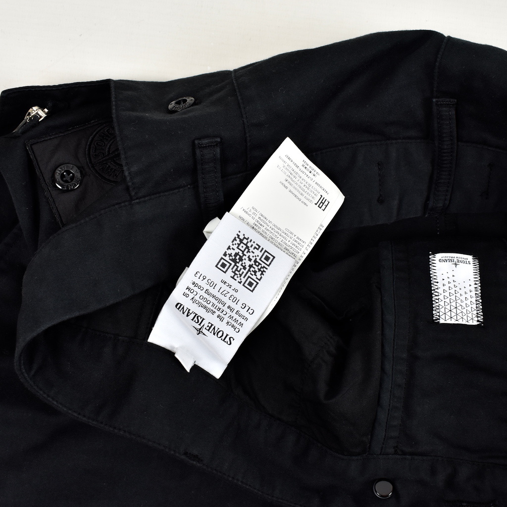 Stone Island shadow project black satin weave straight leg Stone Island shadow project black satin weave straight leg