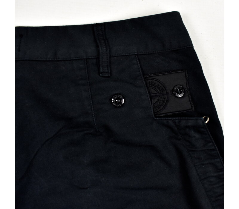 Stone Island shadow project black satin weave straight leg pants 46