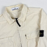 Stone Island beige tinto old cotton overshirt jacket L
