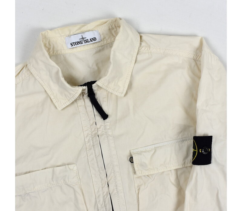 Stone Island beige tinto old cotton overshirt jacket L