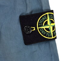 Stone Island blue cotton long sleeve shirt L