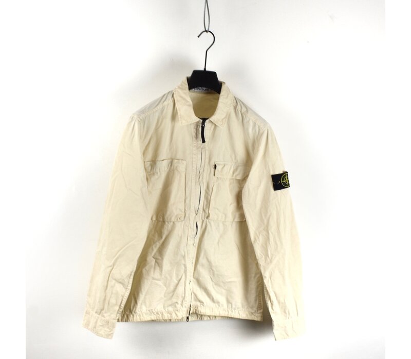 Stone Island beige tinto old cotton overshirt jacket L