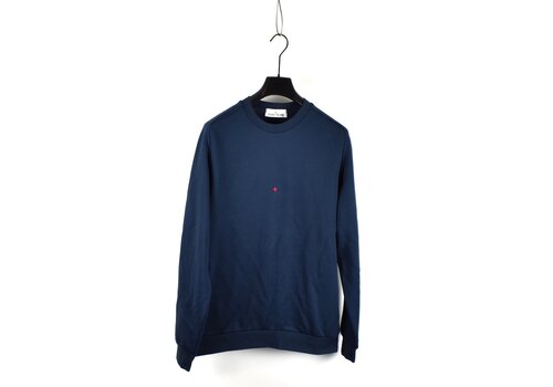 Stone Island Stone Island Marina stellina navy crew neck sweatshirt L