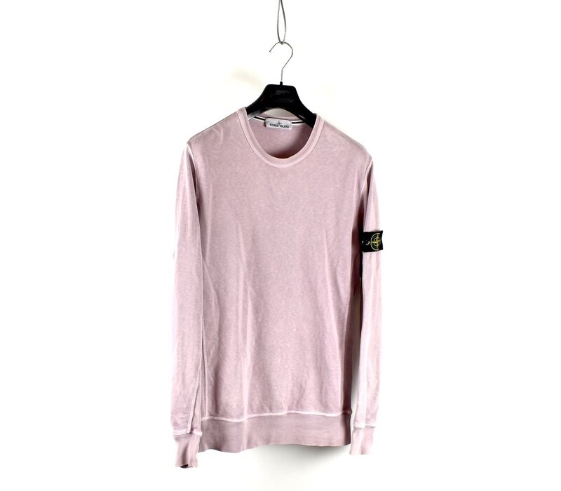 Stone Island pink cotton crew neck knit L