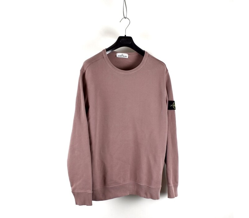 Stone Island pink cotton crew neck knit XL