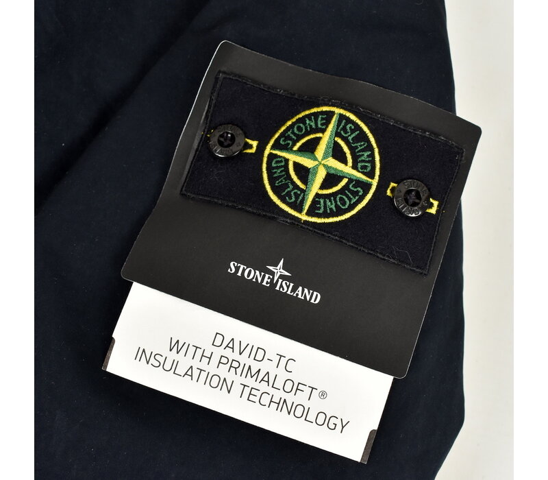 Stone Island navy david-tc trench coat XL