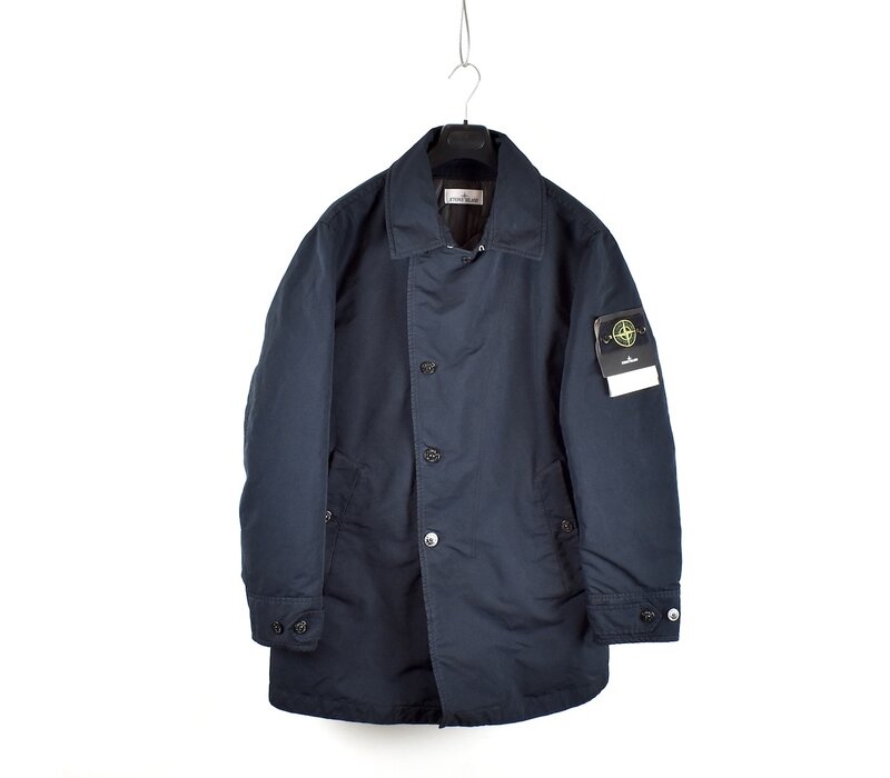 Stone Island navy david-tc trench coat XL