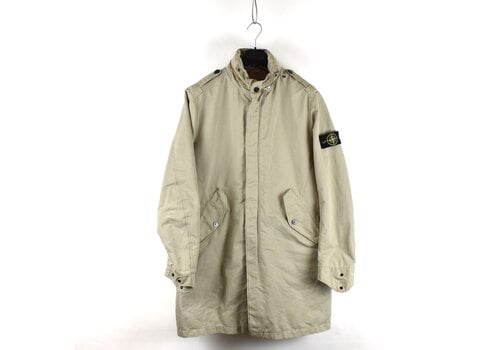 Stone Island Stone Island beige david microfiber trench coat XL