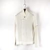 Stone Island Stone Island white double breasted cotton ghost knit L