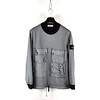 Stone Island Stone Island grey tela placcata crew neck multi pocket sweatshirt M