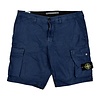 Stone Island navy cotton canvas tinto old sl bermuda cargo shorts 38