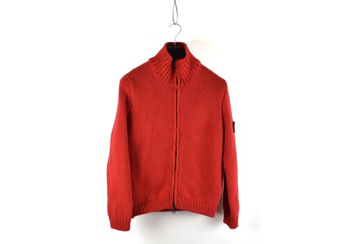 Stone Island Stone Island red wool detachable liner presidents knit M