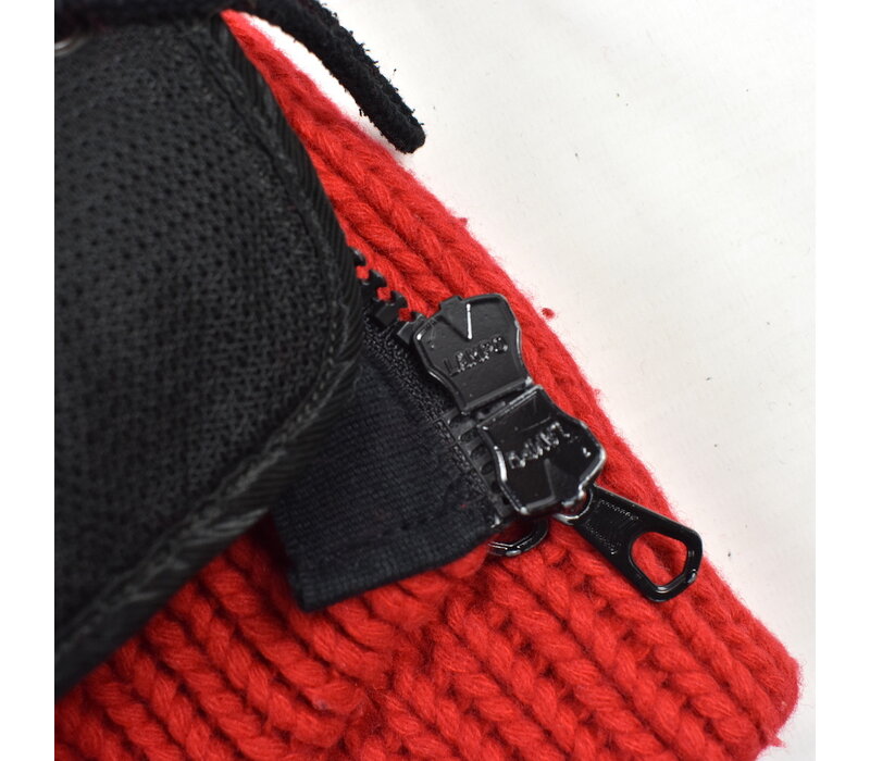 Stone Island red wool detachable liner presidents knit M