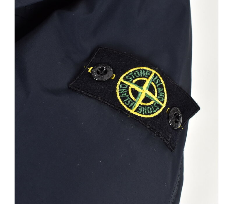 Stone Island junior navy micro reps hooded parka age 12