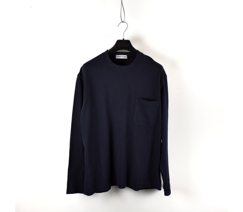 Stone Island navy 20 anni embroidered 83-03 compass logo sweatshirt XL