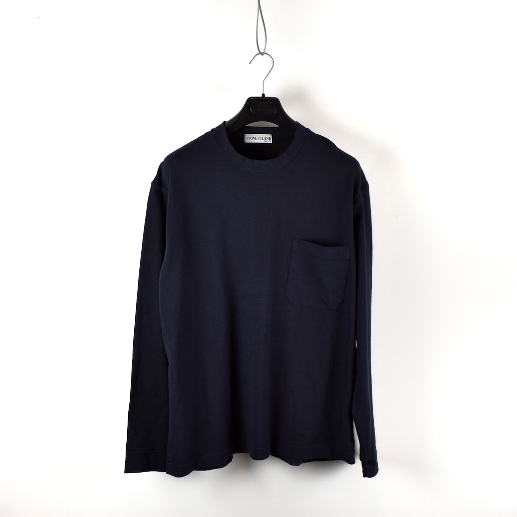 Stone Island navy 20 anni embroidered 83-03 compass logo Stone Island navy 20 anni embroidered 83-03 compass logo
