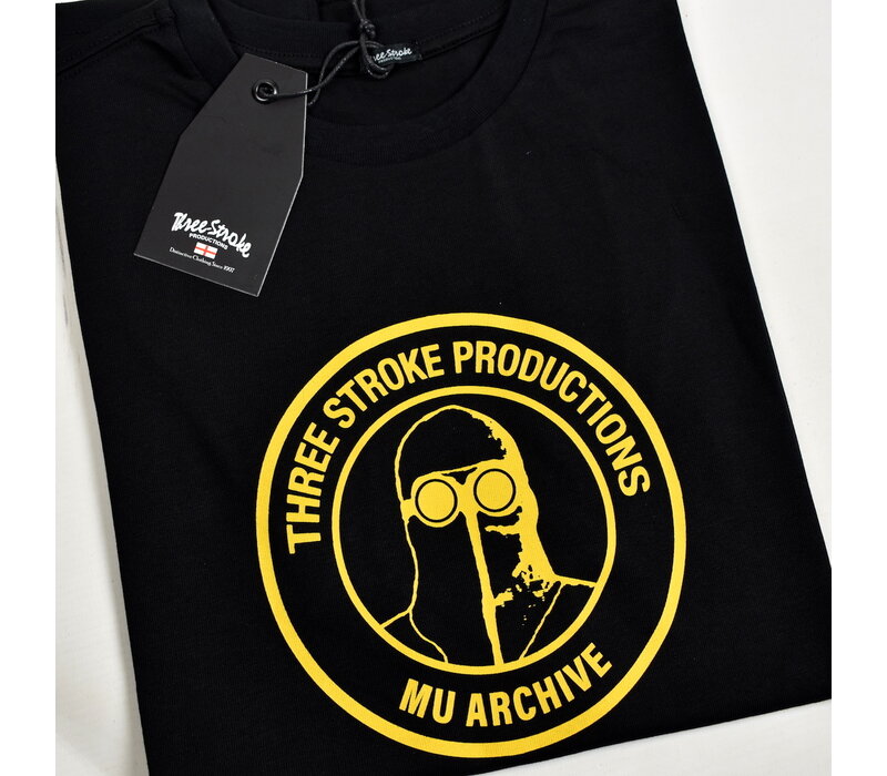 Three Stroke Productions x MU Archive cheeky boy t-shirt Black