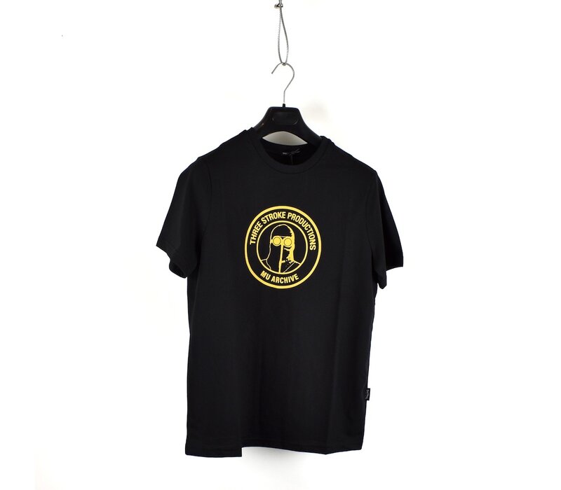 Three Stroke Productions x MU Archive cheeky boy t-shirt Black