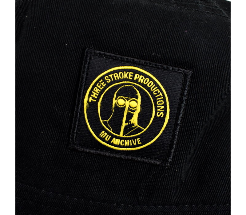 Three Stroke Productions x MU Archive bucket hat Black