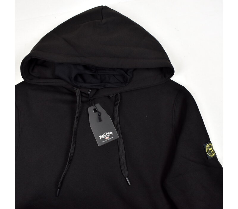 Three Stroke Productions x MU Archive ninja hoodie Black
