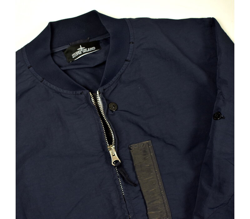Stone Island shadow project navy naslan bomber jacket M