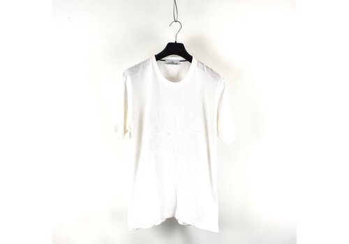 Stone Island Stone Island white garment dyed compass embroidery logo t-shirt M