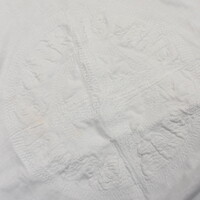 Stone Island white garment dyed compass embroidery logo t-shirt M