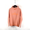Stone Island Stone Island peach spell out embroidered logo hooded sweatshirt M