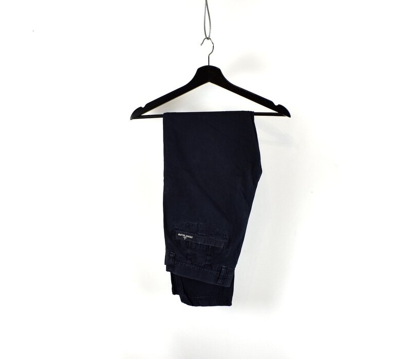 Stone Island navy t.co old sl spell-out logo chino pants 30