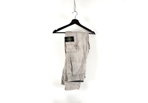 Stone Island Stone Island grey cotton sl cargo trousers 31