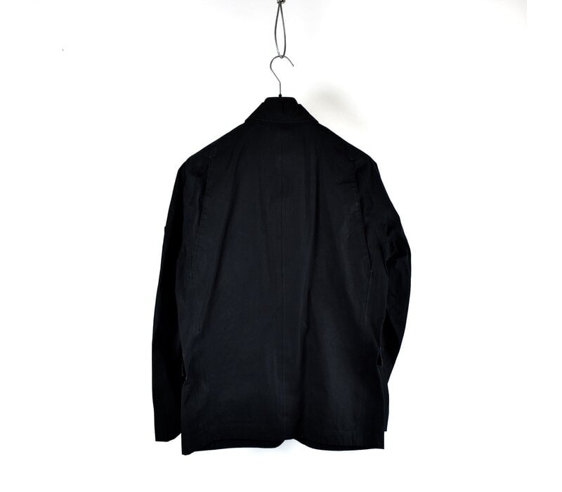 Stone Island black water repellent supima cotton blazer jacket L
