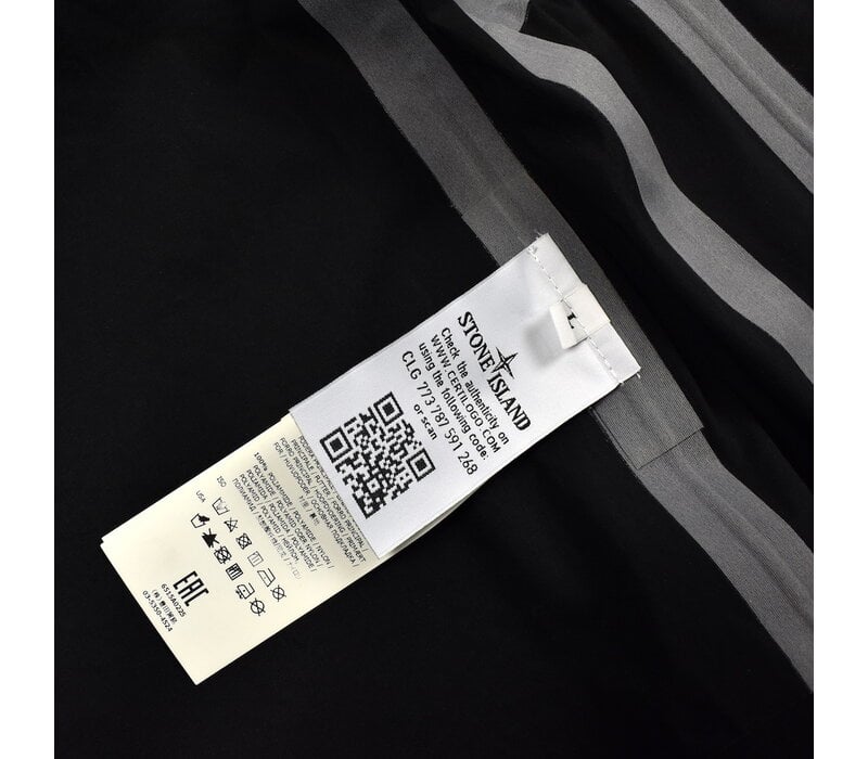 Stone Island black water repellent supima cotton blazer jacket L