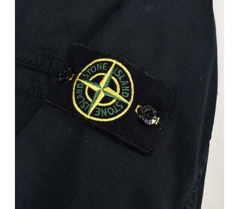 Stone Island navy twill stretch-old blazer jacket XL