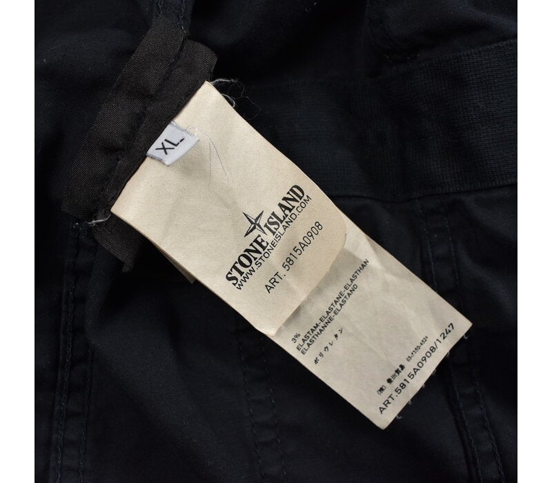 Stone Island navy twill stretch-old blazer jacket XL