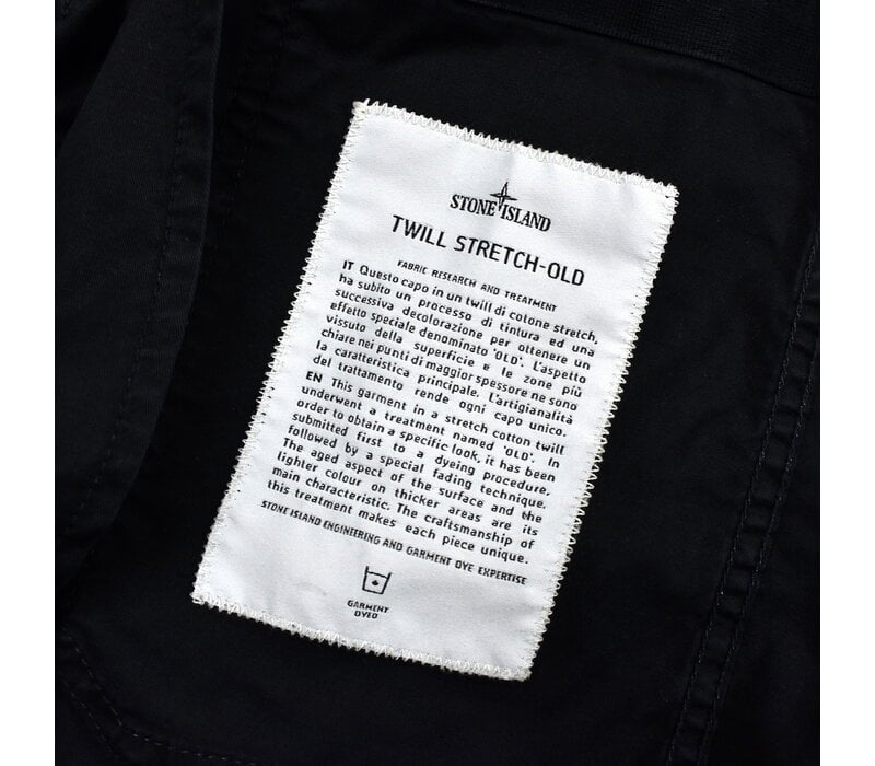 Stone Island navy twill stretch-old blazer jacket XL