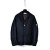 Stone Island Stone Island navy twill stretch-old blazer jacket XL