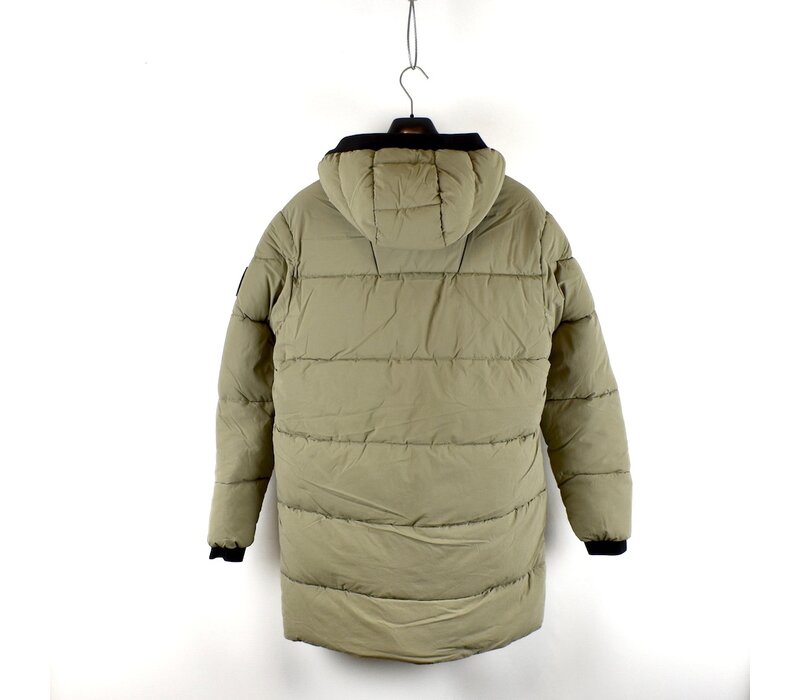 Marshall Artist linear bubble parka jacket Silverbirch