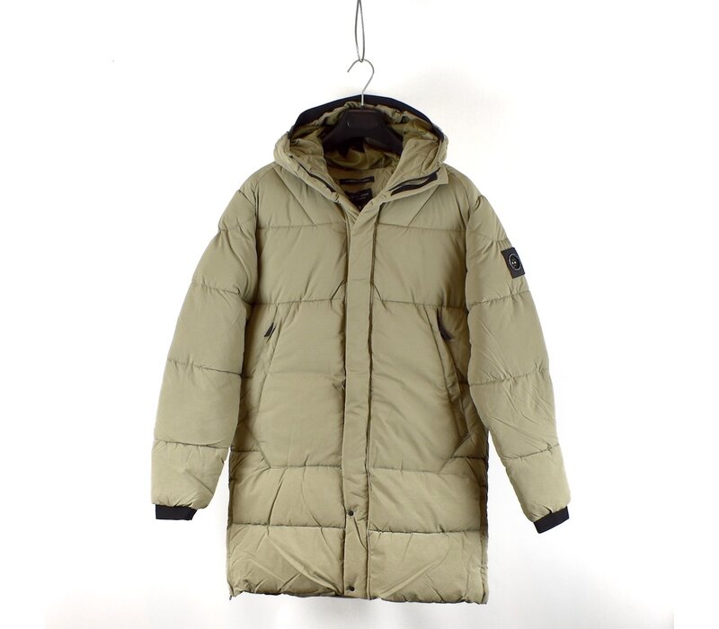 Marshall Artist linear bubble parka jacket Silverbirch