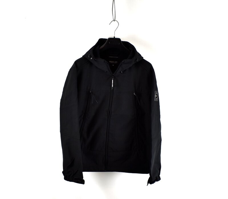 Marshall Artist hooded softshell jacket Black