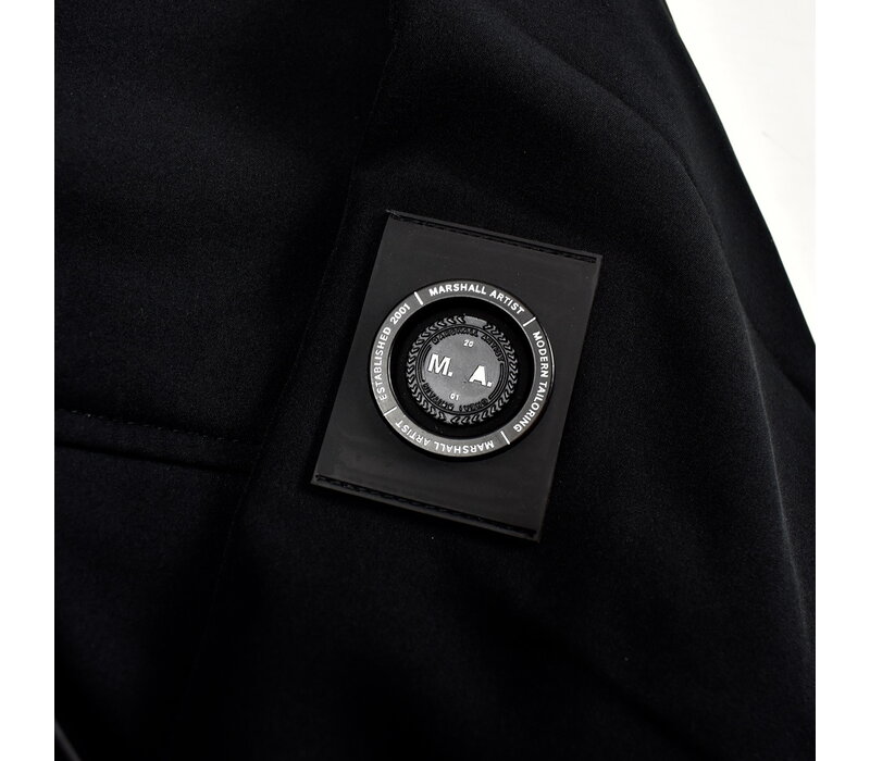 Marshall Artist hooded softshell jacket Black