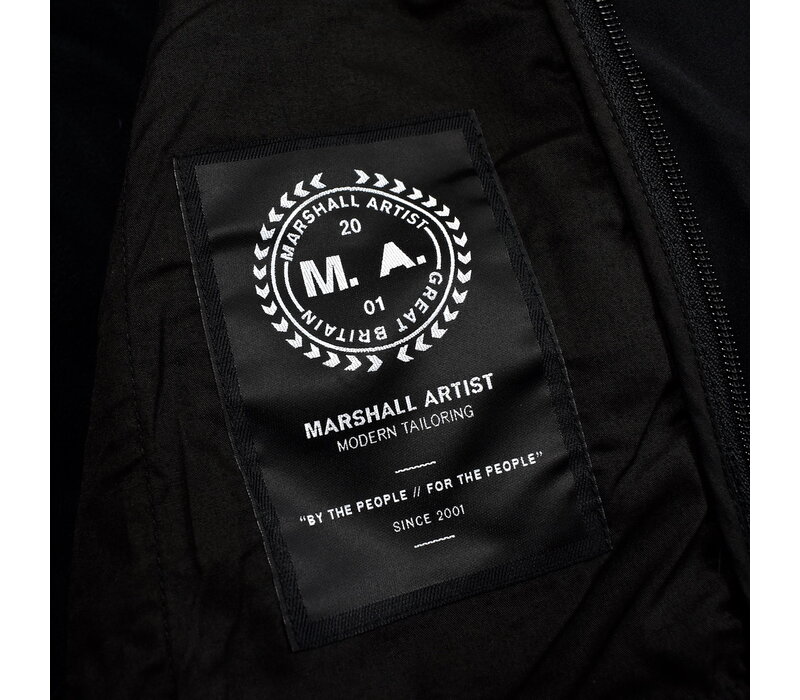 Marshall Artist hooded softshell jacket Black