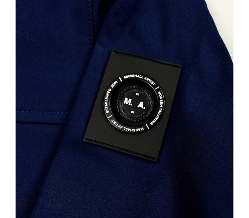 Marshall Artist hooded softshell jacket French Navy