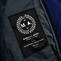 Marshall Artist hooded softshell jacket French Navy
