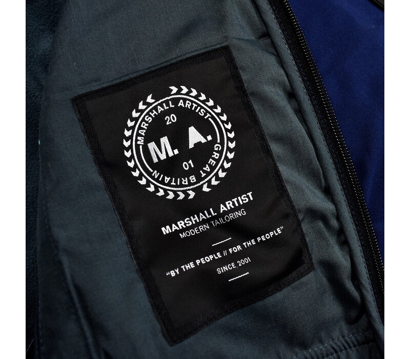 Marshall Artist hooded softshell jacket French Navy