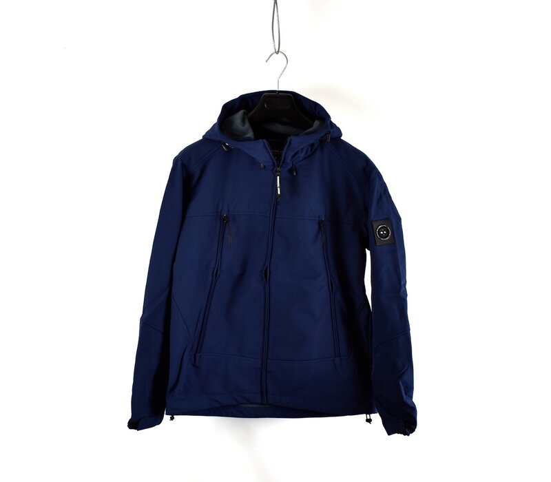Marshall Artist hooded softshell jacket French Navy